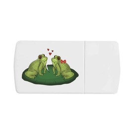 'Frogs in Love' Pill Box with Tablet Splitter (PI00023085)