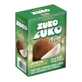 Zuko COCO 8 sobres, cada uno rinde 2 litros