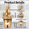 Brass KSRPL3200HC Replacement Parts Hot Ceramic Disc Cartridge,Brass Construction, 2-1/8"（1