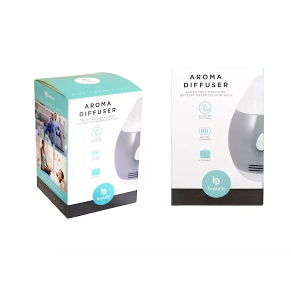 B-Pure Mini Aroma Diffuser - Portable - Water- Place Anywhere;