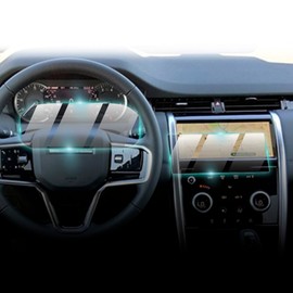 IPG ProActive for Land Rover 2021-2022 Discovery Sport 10.2 Inch Navigation+ Dashboard (2 Pieces) Display 9H Hardness Screen Protector Smooth Glass Touch Ultra Responsive High Clarity Anti Scratch Smudge & Shock Proof Nano Technology Guard for Disc.Sport
