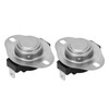 2PCS Snap Disc Temperature Switch Bimetal Engineering Plastic 25A Thermostat