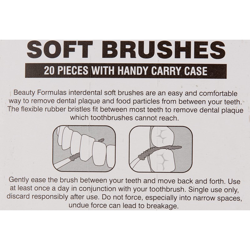 BEAUTY FORMULAS INTERDENTAL Soft Brushes