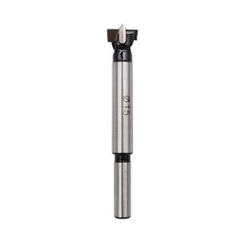 Forstner Drill Bits 15mm (19/32 inch) Tungsten Carbide Upgraded Version Higher Hardness Wood Hole Saw Auger Opener Woodworking Drilling Tool Wood Cutter