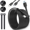 SURFOU 2 x Virtual Reality Headset Cable for Oculus Quest