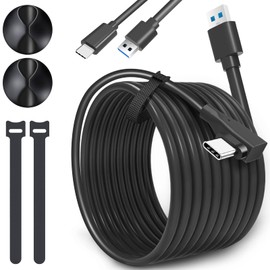 SURFOU 2 x Virtual Reality Headset Cable for Oculus Quest 2 to PC 5m+1m LC-16B