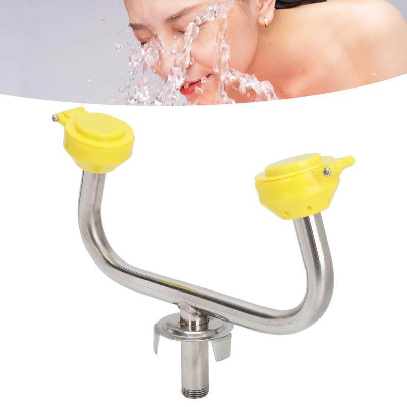 Emergency Eye Wash Station Faucet Wall Mounted Portable Reliable First