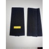 Police Lieutenant Epaulettes, - Gold Embroidery On Navy Fabric- Vel-