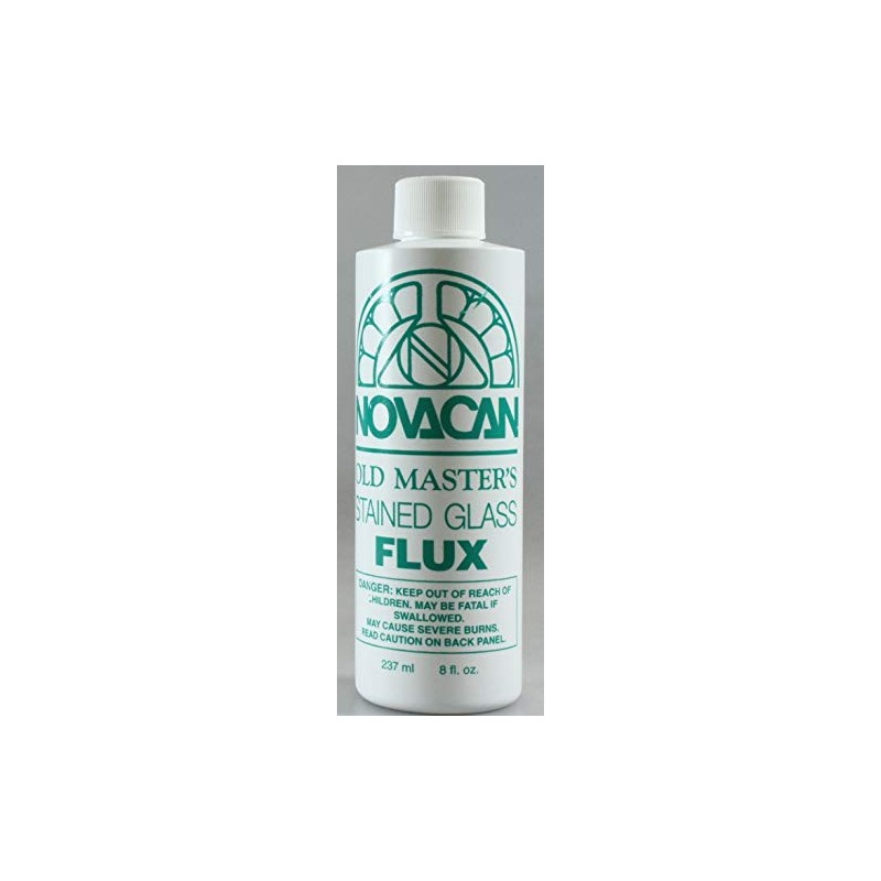Novacan Old Master Copper Foil Solder FLUX 8oz Stained Glass