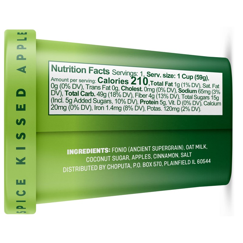 CHOPUTA Ancient Supergrain Cereal. 5g Protein, 24g Whole Grain, Dairy