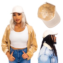 Perfectly Satined Satin Lined Baseball Cap, Sizes Medium, Large, X-Large (X-Large, Beige)
