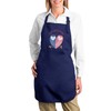 Fabulous Premium-Küchenschürze Navy Owl Anniversary Wedding Celebration Gift Ideas Couple
