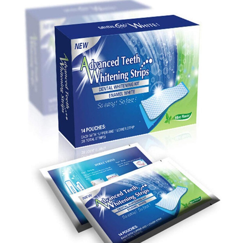 Box of 14 Dental Whitening Strips Teeth Whitening Strips with