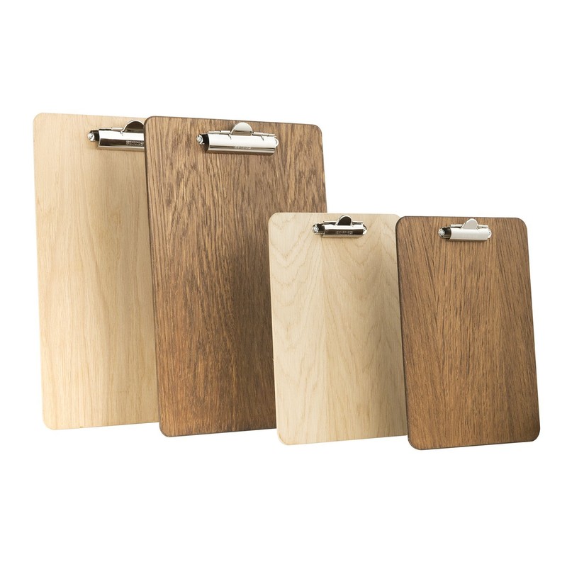 Chalkboards UK Clipboard, Wood, Natural, 24 x 34 x 2