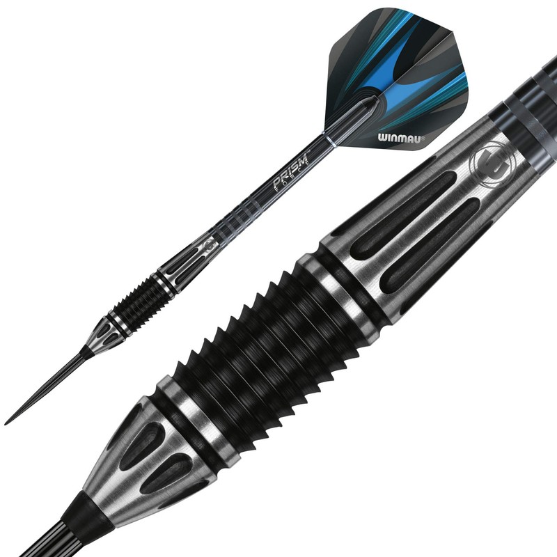WINMAU Majestic 22g Professional Tungsten Steeltip Darts Set with Flights