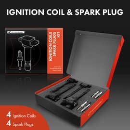 A-Premium Set of 8 Ignition Coil Pack and Iridium Spark Plugs Compatible with Toyota Prius 2016-2021, Prius AWD-e 2019-2021, Prius Prime 2017-2021, 1.8L, Replace# 9091902272