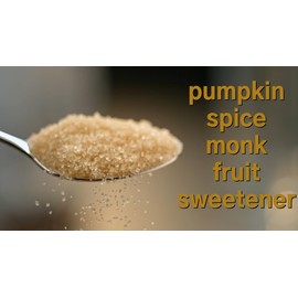crait Pumpkin Spice for Coffee Monk Fruit Sweetener, Pumpkin Spice Sweetener Plant-Based Sugar Alternative 8 Ounce Resealable Bag Pumpk