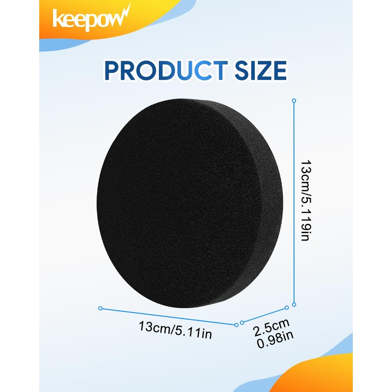 KEEPOW Vacuum Filter for Bissell Powerlifter/CleanView Swivel Rewind Pet Vacuum