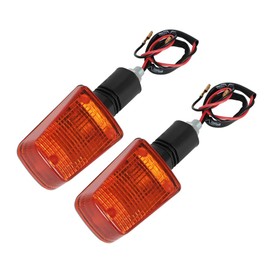 Motoparty Short-stem Turn Signals for Suzuki DR350 DR650 DR 125 200 250 350 650 GSXR 750 1100 with Good Durability and Waterproof Performance