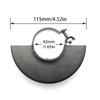 DGHAOP 4.3inch Black Adjustable Metal 100 Type Angle Grinder Shield