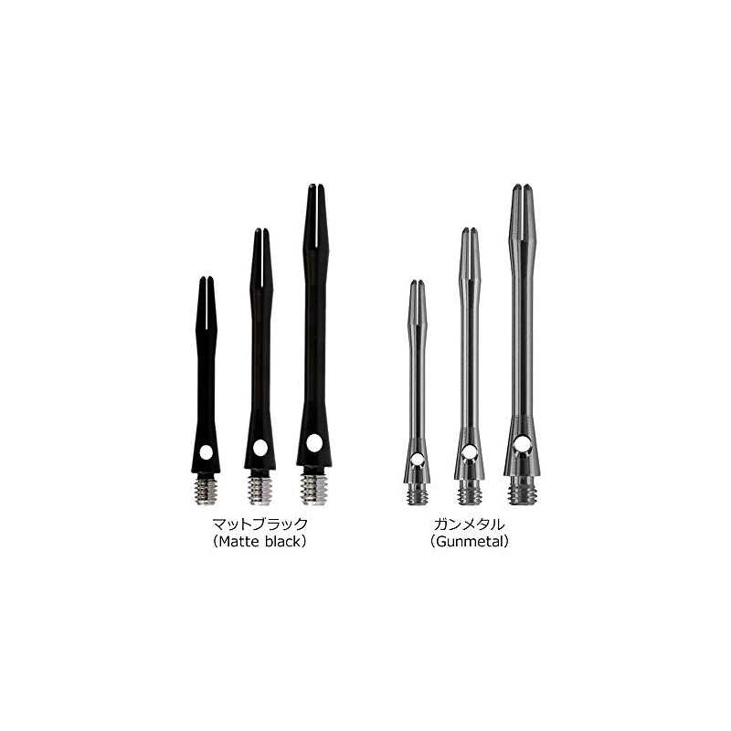 Harrows KERAMIC SHAFT Medium Gunmetal Dart Shaft
