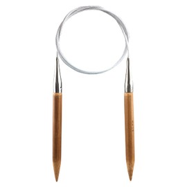 Weabetfu Bamboo Circular Knitting Needle,60-inch Length for Handmade Creative DIY and Any Weave Yarn Projects,US Size 13(9mm)