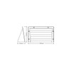 Rytons Building Products ABC6WH Light and Draught Reducing Airbrick Cowl