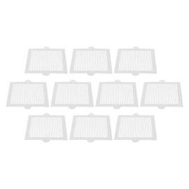 10pcs Disposable Hair Catchers Multipurpose Efficient Quadrate Waterproof Strong Adhesive Disposable Shower Drain for Bathroom 10.5cm/4.1in