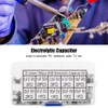 165 Capacitors, Smd Aluminium Electrolytic Capacitors Boxed Portable Classification Kit