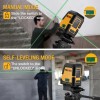 PREXISO 100Ft Rechargeable Dual Modulus Line Laser Self Leveling Laser