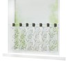 Joyswahl Celilie Bistro Net Curtain Voile with Leaves Pattern Transparent