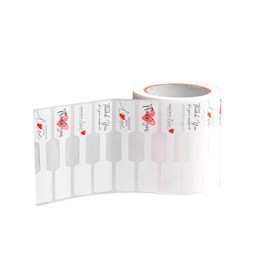 SM SunniMix Jewelry Price Tags Stickers 1 Roll 500Pcs, Pricing Sticker Necklace Ring Display Labels Blank Price Tag for Jewelry Bracelet, Pink