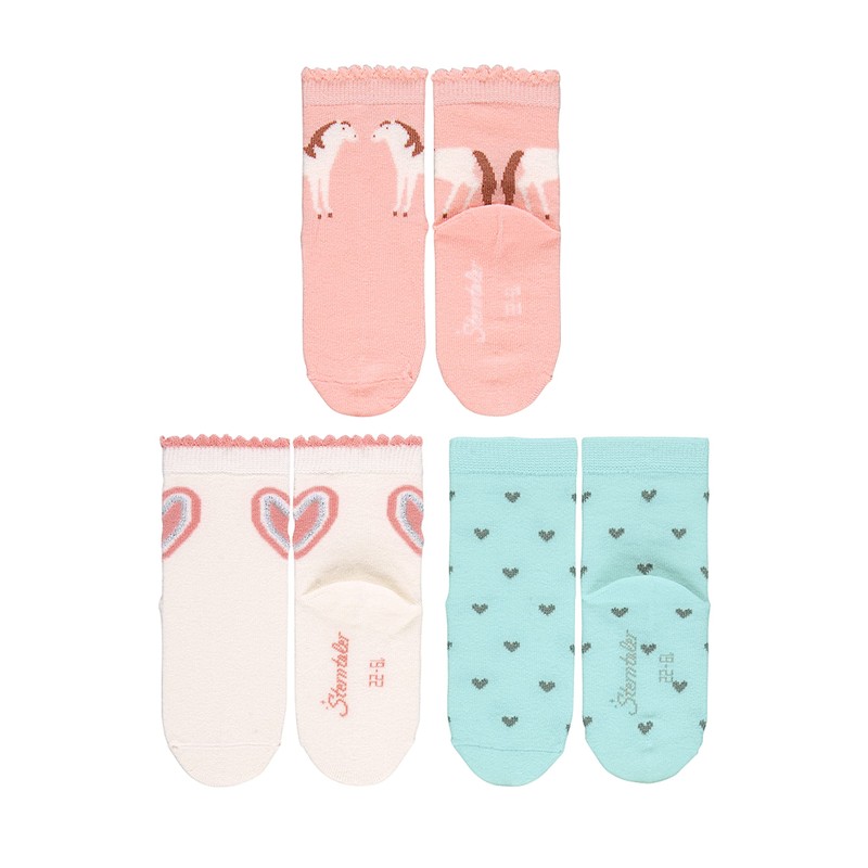 Sterntaler Unisex Children's Socks, pink