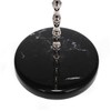 Y Luxe Black-Silver Marble Countertop Paper Towel Holder - Elegant