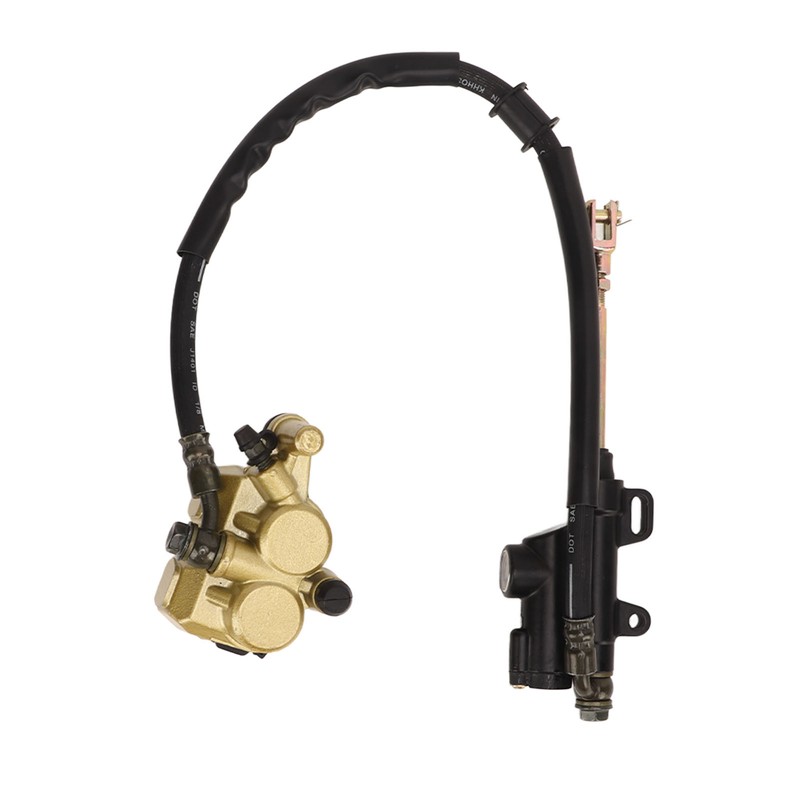Hydraulic Rear Disc Brake Caliper System With Brake Pads Replacement