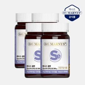 Manis Selenium Selenium 120 capsules 4 boxes, 120 tablets / 마니스 셀렌 셀레늄 120캡슐 4박스, 120정
