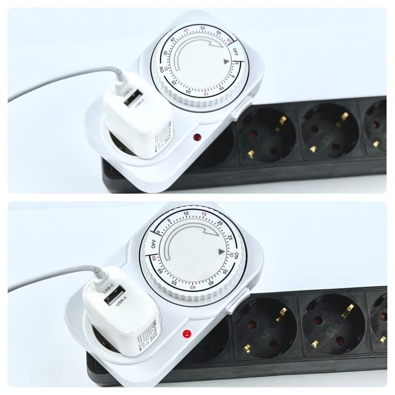 edi-tronic Countdown Timer 60 Minutes Timer 230 V 3500 W
