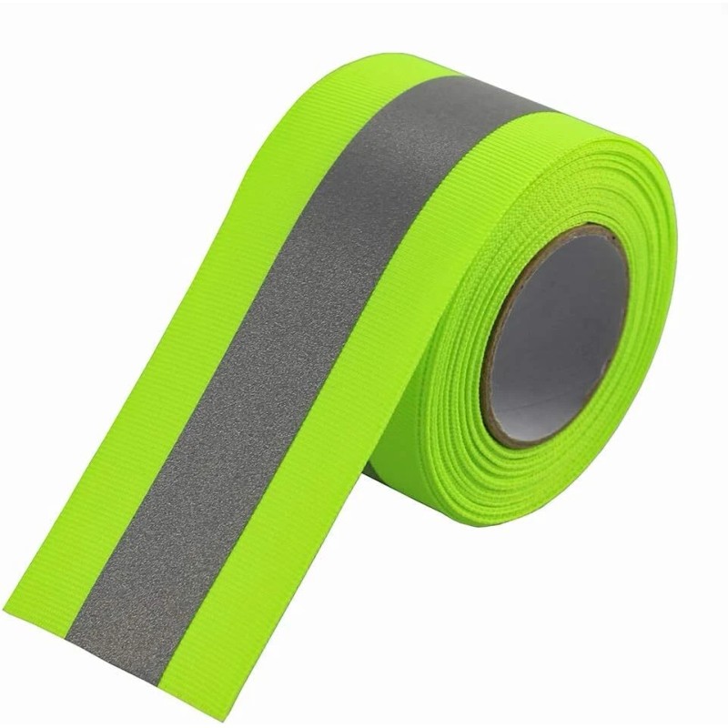 JINBING 50Mm Green Reflective Adhesive Tape 5 Meter High Visibility