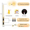 Jaoruizer 48Pcs Flameless Taper Candles Bulk,11in Battery Operated LED Taper
