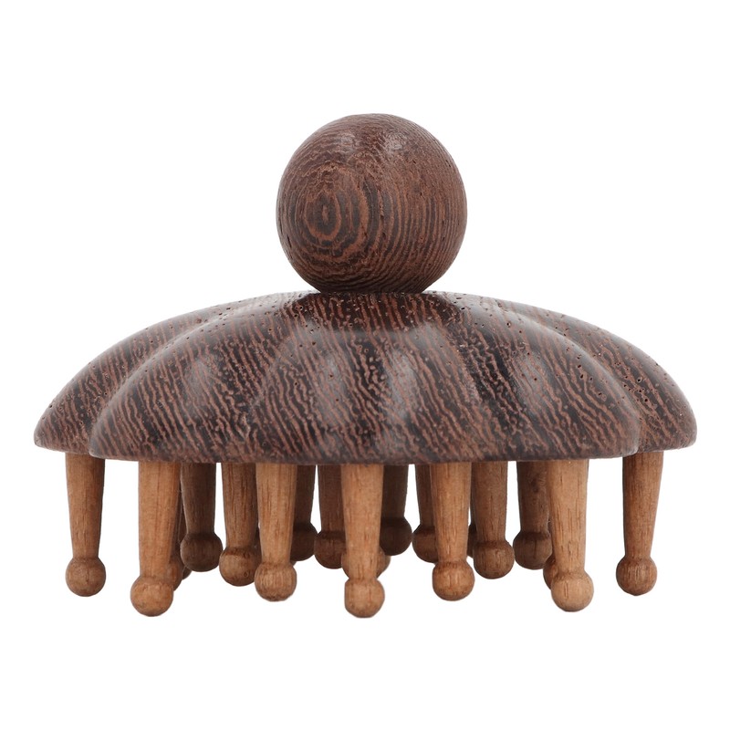 Wood Massage Comb Sandalwood Scraping Scalp Massage Comb Massager Tool