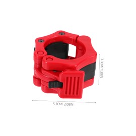 ABOOFAN 1Pair Heavy Duty Barbell Clamps Quick Release Locking Collar Clips for Weightlifting Exercise Attachments for Home Gym Fitness Training