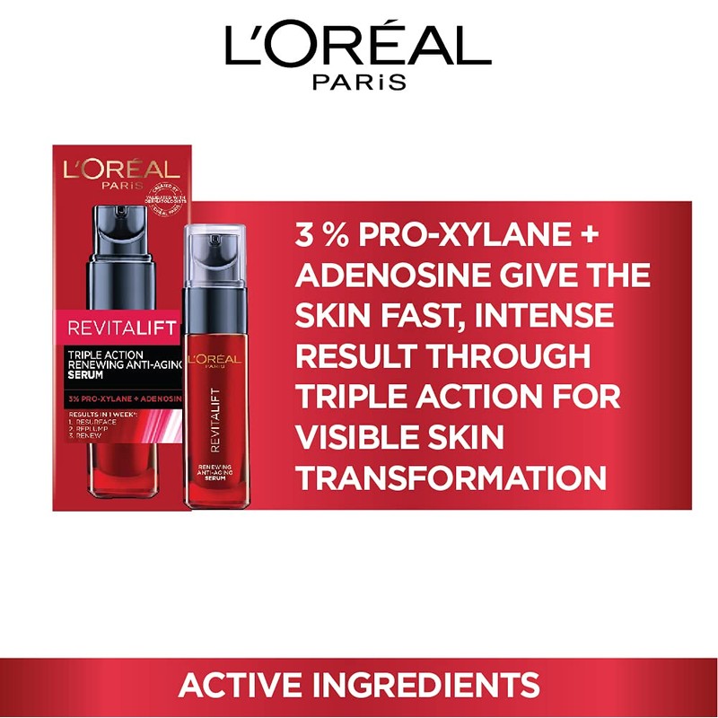 L'Oreal Revitalift Laser X3 Serum 30ml/1oz - Skin Care
