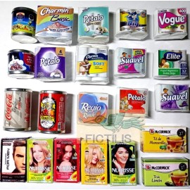 Mexico 50 Accesorios Comida Supermercado Alimentos Para Muñecas Mini Toys Mexican Brand