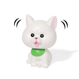 COGEEK Bobble Head Dogs for Car Dashboard, Cute Puppy Ornament Figrines, Mini Shaking Head Dogs, Nodding Doggy Figures for Car Home Office Desk Decoration(French Bulldog)