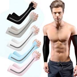 Mangas Protectoras Uv Licra Protector Rayos Sol Deportes F