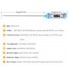 oujilet Thermometer Kitchen Universal Household Thermometer Digital Cooking Thermometer Kitchen