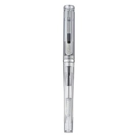 Nakabayashi TACCIA Faceted Fountain Pen, Clear, Nib Size, F TPF-001-C-F Fine Point