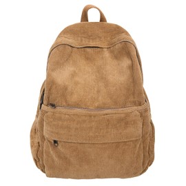 BOZIEE Cord Backpack Women's Daypacks City Backpack Backpacks Backpack Handbags Cordury School Backpack for Women Girls Teenagers School Travel Work Everyday, brown, L