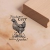 Dekolando Motif Stamp Fresh Eggs from German Sperber - Wooden