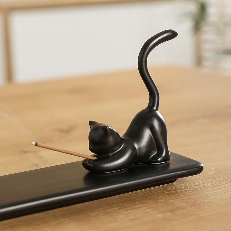 [HARGIO] Incense Holder, Cute Incense Holder, Cat, Cat, Incense Stand,